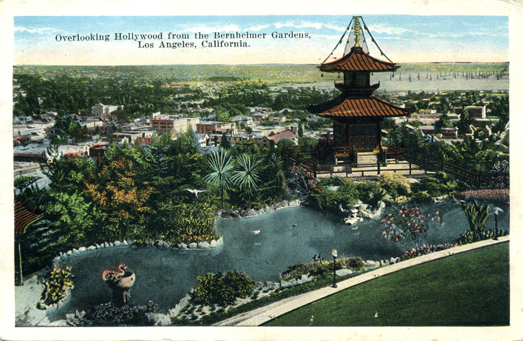 Pagoda and gardens.LAPL